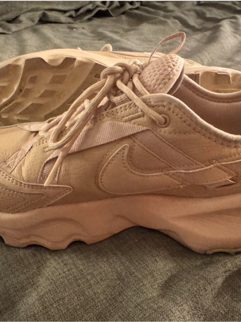 Nike Women's Tan Chunky Sole Sneakers